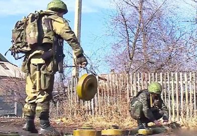 Отряд Киселева под артогнем ВСУ заминировал танкоопасный участок