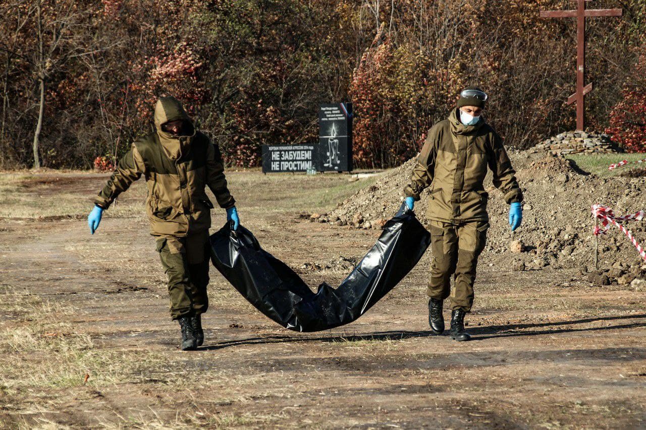 Трупы украинских военных