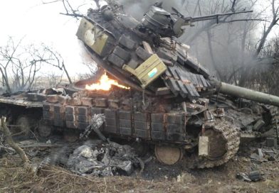 Опубликовано видео уничтожения седьмого танка ВСУ М-1 Abrams и БМП Bradley