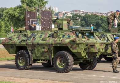 Словения передала Киеву БТР BOV с трехствольными пушками