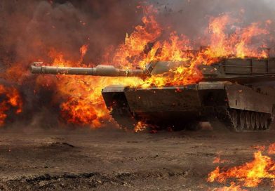 Российские военные в зоне СВО сожгли еще один американский танк «Абрамс»