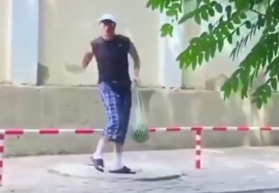 В Тюмени за танцы на дороге арестован продавец сети магазинов«К&Б»