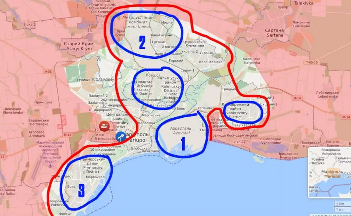 Карта россии мариуполь на карте