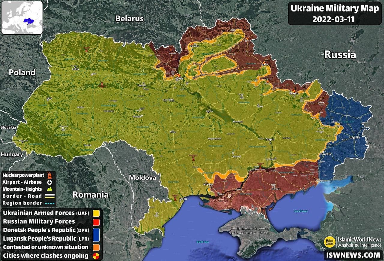 Карта новороссии на сегодняшний