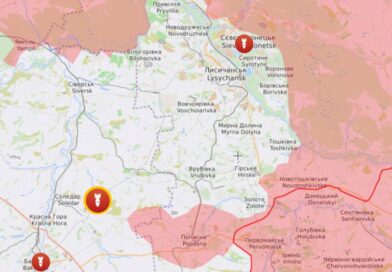 Формирующийся крупный котёл для ВСУ в Лисичанске и Северодонецке показан на карте