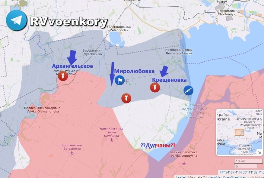 Берислав херсонская область карта