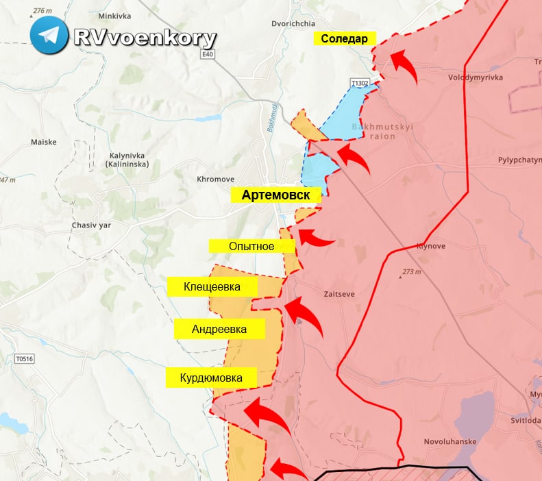 План города бахмут донецкой области