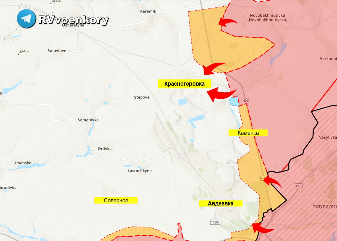 Донецк красногоровка карта