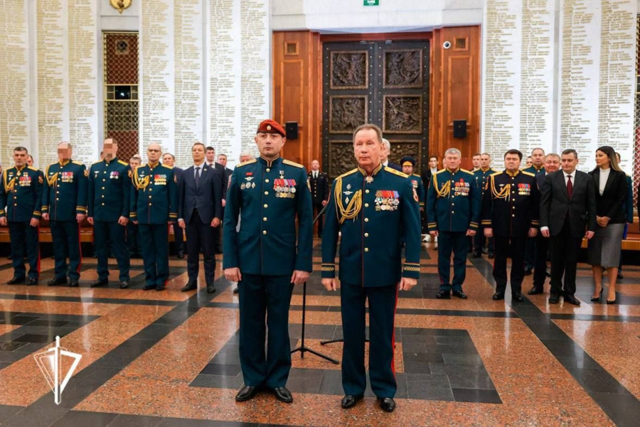 Анатолий Фирсов после награждения на красной площади