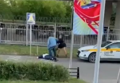 Момент стрельбы в московском Бирюлево сняли на видео