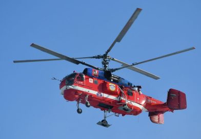 Baza: в Москве злодеи подожгли спасательный вертолет Ка-32